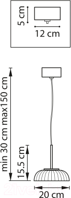 Потолочный светильник Lightstar Acrile 738073