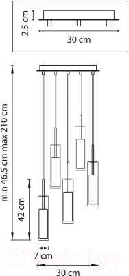 Люстра Lightstar Cilino 756052