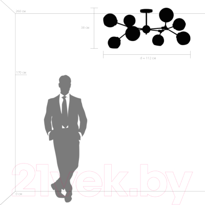 Люстра Lightstar Beta 785083