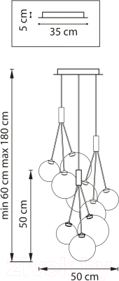 Люстра Lightstar Sferetta 801090