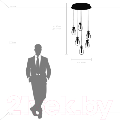 Люстра Lightstar Colore 805169