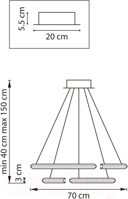 Потолочный светильник Lightstar Virata 814223