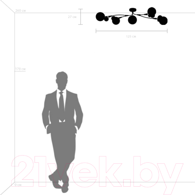 Люстра Lightstar Croco 815553