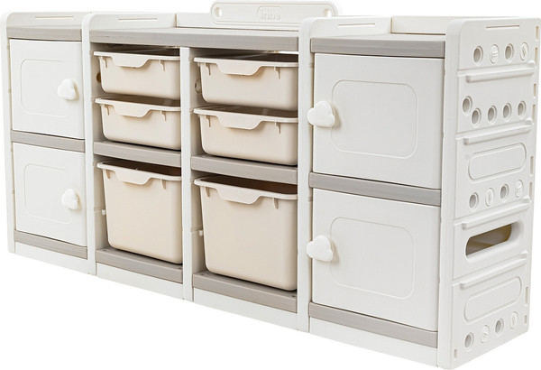 Стеллаж игровой Pituso Simple / YYS806-2-grey