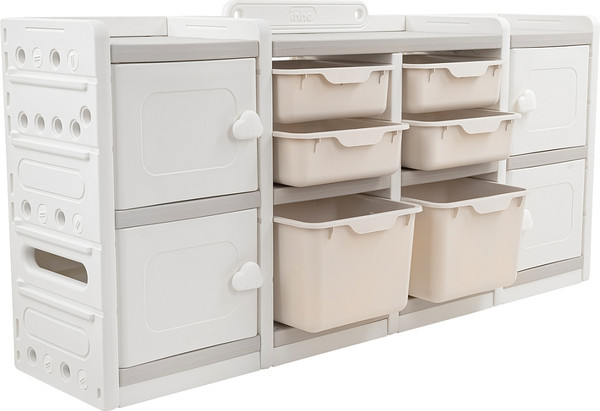 Стеллаж игровой Pituso Simple / YYS806-2-grey