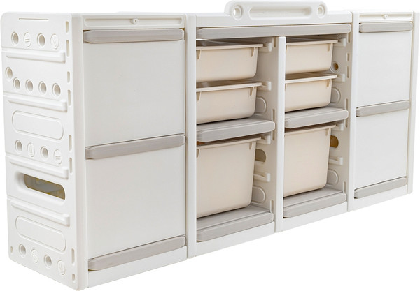 Стеллаж игровой Pituso Simple / YYS806-2-grey