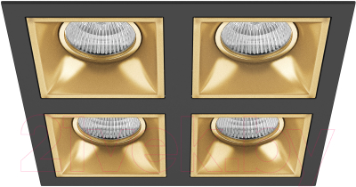Комплект точечных светильников Lightstar Domino / D54703030303 - фото