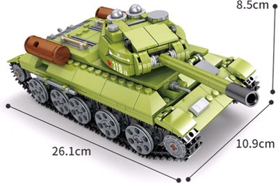 Конструктор Unicon Танк Т-34 82043 / 9902653