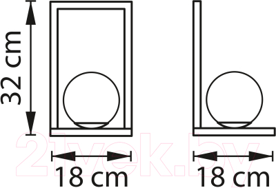 Прикроватная лампа Lightstar Globo 803910