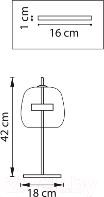 Прикроватная лампа Lightstar Cupola 804918