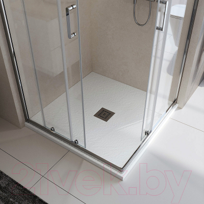 Душевой поддон BelBagno TRAY-MR-UNO-A-90-35-W-CR
