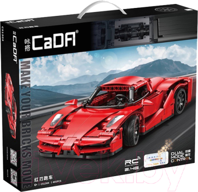 Конструктор управляемый CaDa Спортивная машина / C51304W - фото