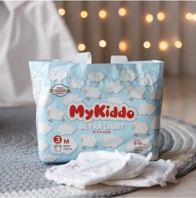 Подгузники-трусики детские MyKiddo Elite Kids XL 12-20кг