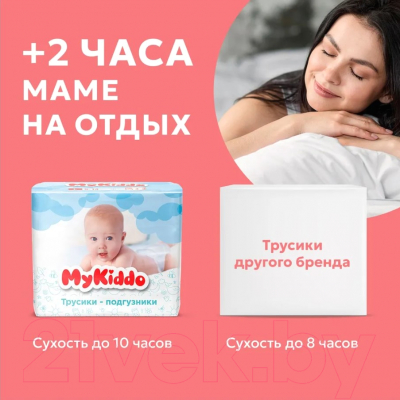 Подгузники-трусики детские MyKiddo Premium XL 12-20кг