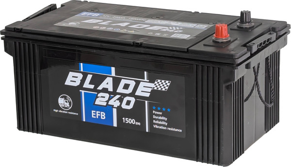 Автомобильный аккумулятор BLADE EFB Евро +/- 1500A N240MF - фото