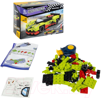 Конструктор инерционный Bondibon Машина / ВВ6138