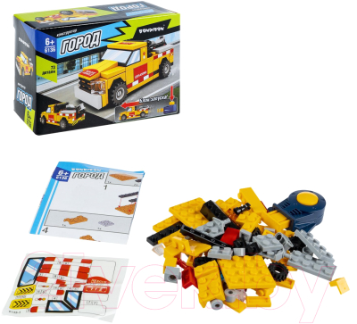 Конструктор инерционный Bondibon Город Машина / ВВ6136