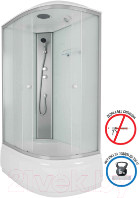 Душевая кабина Niagara Eco E120/80/40L/MT 120x80x215