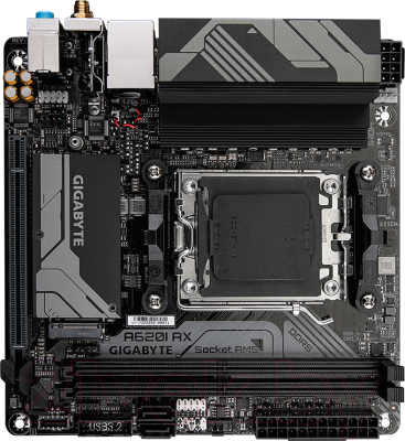 Материнская плата Gigabyte A620I AX