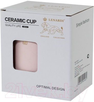 Кружка с ложкой Lenardi 106-112