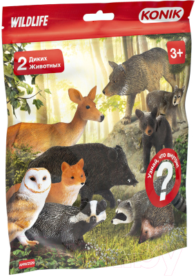 Набор фигурок коллекционных Konik Лесные животные / AMW2129