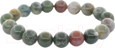 Браслет Wolves Яшма зеленая 40568 - фото