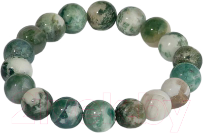 Браслет Wolves Агат моховой 40574 - фото
