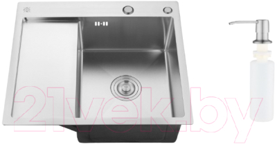 Мойка кухонная РМС MRK-5851R (с дозатором) - фото