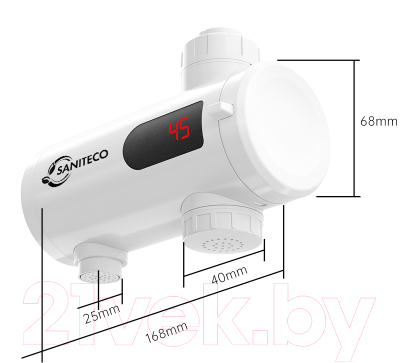 Проточный водонагреватель Saniteco WM-004 (белый)