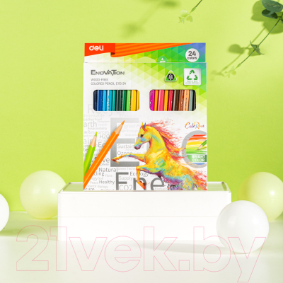 Набор цветных карандашей Deli Enovation / EC11324