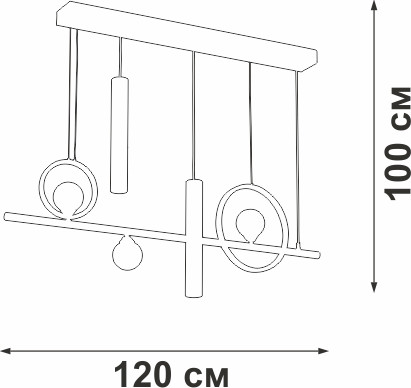 Люстра Vitaluce V3095-0/5S