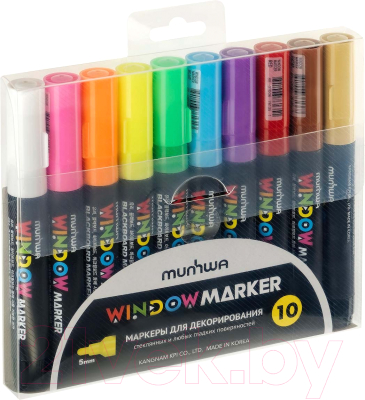 Набор маркеров MunHwa Window / WM-10 - фото