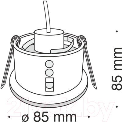 Точечный светильник Maytoni Zoom DL032-2-01W