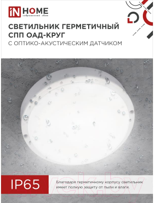 Светильник ЖКХ INhome СПП ОАД-2565-Круг / 4690612049311