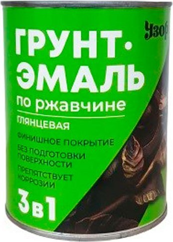 Грунт-эмаль Сайвер Узор по ржавчине 3в1 - фото