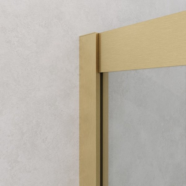 Душевой уголок Cezares RELAX-304-A-2-90-C-BORO (брашированное золото)