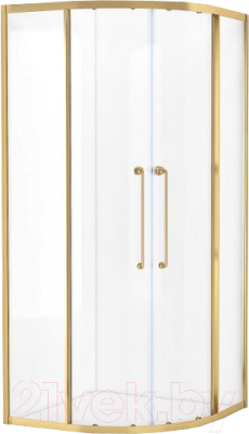 Душевой уголок Cezares RELAX-304-R-2-100-C-BORO (брашированное золото) - фото