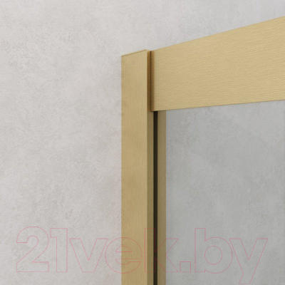 Душевой уголок Cezares RELAX-304-R-2-100-C-BORO (брашированное золото)