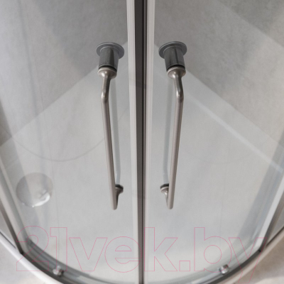 Душевой уголок Cezares RELAX-304-R-2-90-C-GM (оружейная сталь)