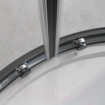 Душевой уголок Cezares RELAX-304-RH-2-120/90-C-GM (оружейная сталь)