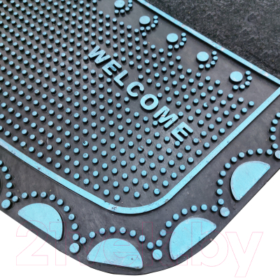 Коврик грязезащитный Akuteks Tekstil Pvc Mat 45x70-PEARL-TURQUOISE-PVCMat