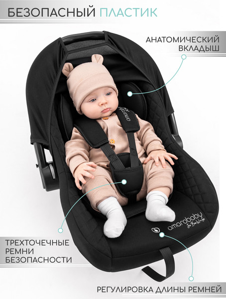 Автокресло Amarobaby Baby Comfort / AB222008BC/38