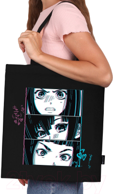 Сумка-шоппер Brauberg Premium. Anime face / 271903
