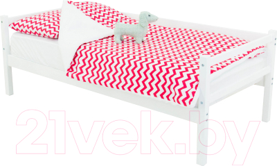 Кровать-тахта детская Бельмарко Skogen / 599 (белый) - фото