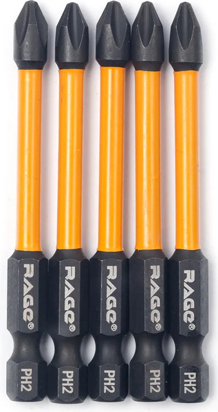 Набор бит Vira Rage S2 PH2x70мм / 554127