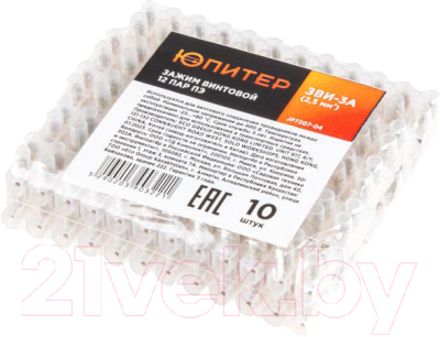 Клеммная колодка Юпитер ЗВИ-3А 2.5мм2 / JP7207-04 - фото