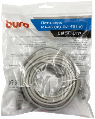 Кабель Buro UTP-5E-10M-G