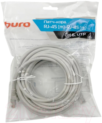 Кабель Buro UTP-6-10M-G