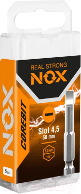 Набор бит Nox Corebit Е6.3 Sl4.5-50 / 342455-5B - фото
