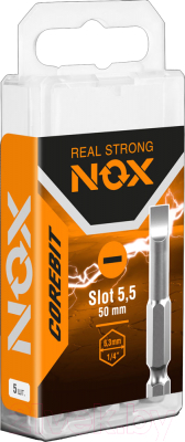 Набор бит Nox Corebit Е6.3 Sl5.5-50 / 342555-5B - фото